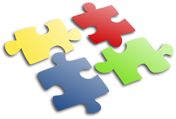 free clip art jigsaw puzzle pieces - photo #6