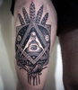 Illuminati Owl Tattoo Image