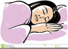 Sleeping Person Animated Clipart Image