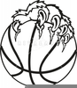 Free Cougar Basketball Clipart Image