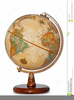 Globe Antique Clipart Image