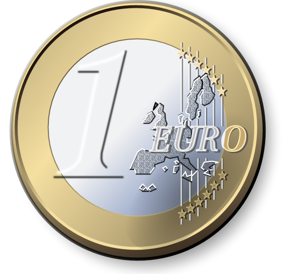 euro coins clipart - photo #1