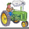 Old Tractors Clipart Image