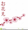 Oriental Flowers Clipart Image