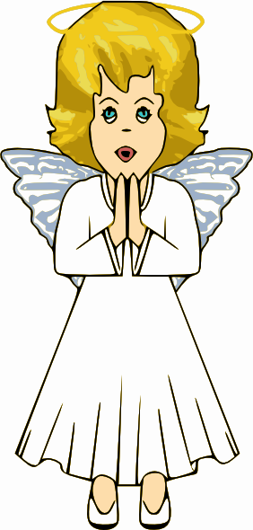 free clipart praying angel - photo #6