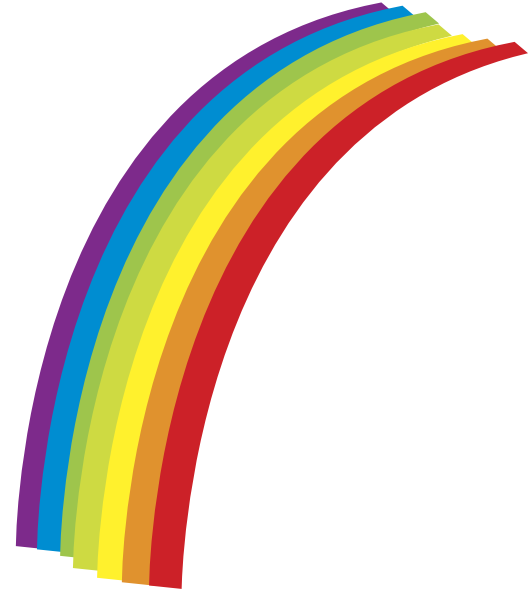 clipart of rainbow - photo #1