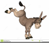 Donkey Kick Clipart Image