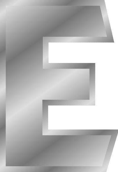 Effect Letters Alphabet Silver Clip Art at  - vector clip art  online, royalty free & public domain
