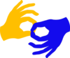 Connect Sign Language Clip Art