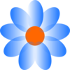 Blue Flower Clip Art
