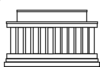 Lincoln Memorial Clip Art