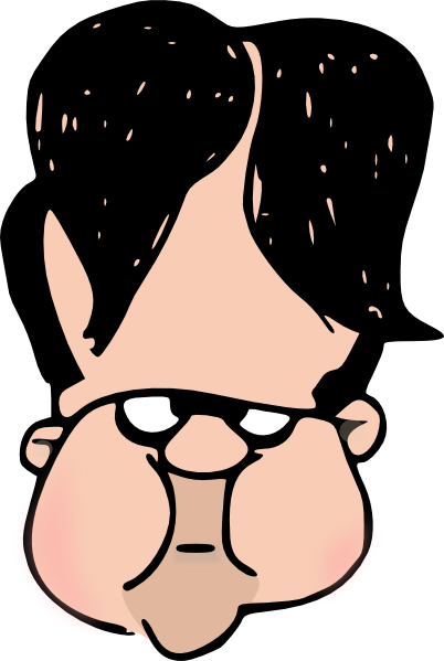 Large Man Head Cartoon Clip Art at Clker.com - vector clip art online