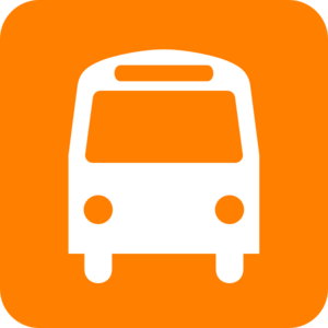 Bus Orange Clip Art