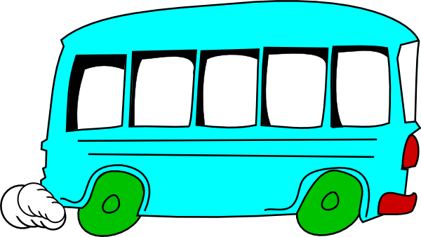 clipart blue bus - photo #13