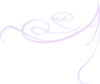 Decorative Swirl Purple Clip Art