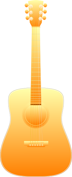 Golden Guitar Clip Art at Clker.com - vector clip art online, royalty