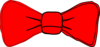 Bow Tie Red Clip Art