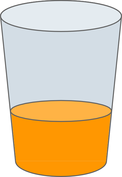 glass of juice clipart - photo #1