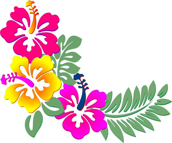 free vector clip art hibiscus - photo #27