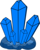 Blue Crystal Clip Art