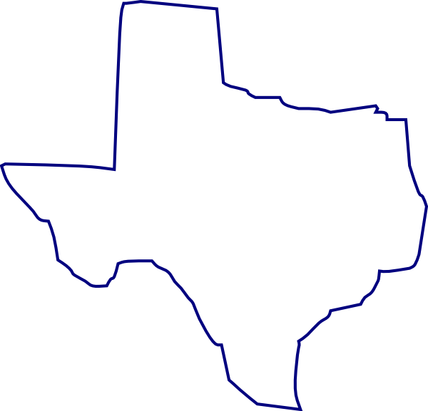 clipart map of texas - photo #16