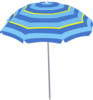 Blue Umbrella Clip Art