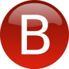 Red B Clip Art