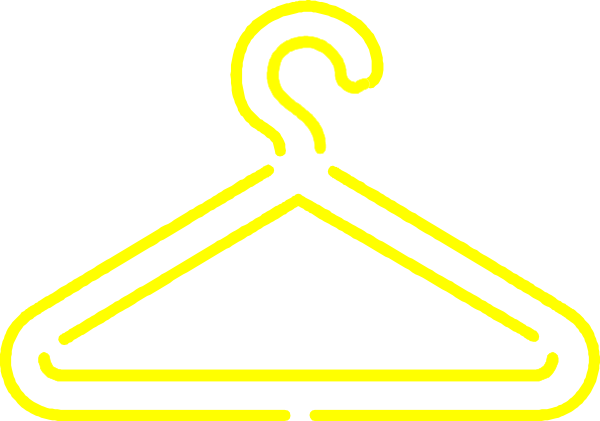 Yellow Hanger Clip Art - Yellow Hanger Image