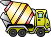 Mixer Truck Clip Art