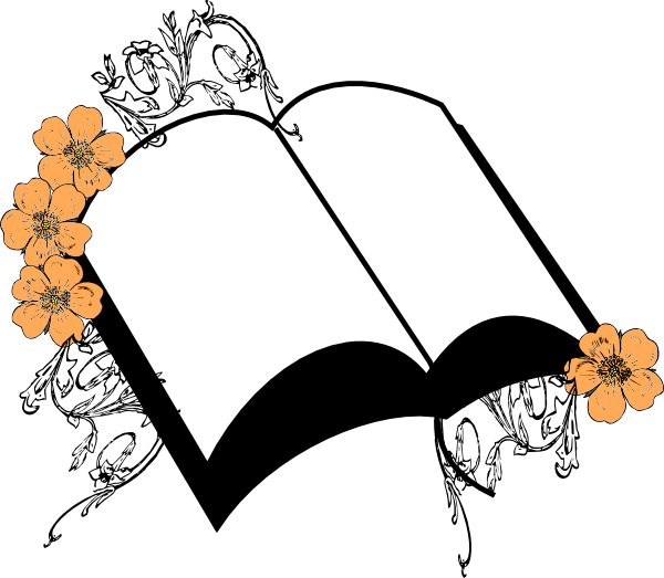 Wedding Peach Flower Bible