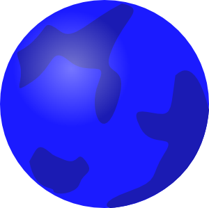 Globe Blue Clip Art