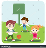 Outside Play Clipart Image