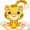 Cute Cheetah Clipart Image