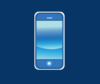 Blue Iphone In Box Clip Art