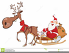 Cute Deer Christmas Clipart Image