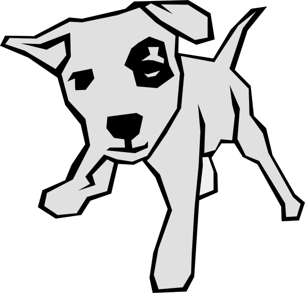 Dog Simple Drawing Clip Art at Clker.com - vector clip art online