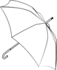 Umbrella Outline Clip Art