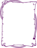 Purple Western Border Clip Art