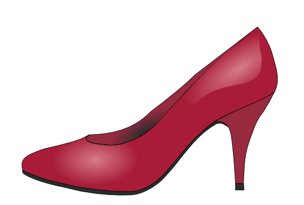 High Heels Red Shoe Clip Art at Clker - vector clip art online ...