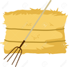 Fall Hay Clipart Image