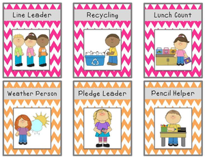 Preschool Helper Chart Clipart