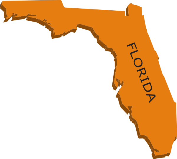 clipart map of florida - photo #15