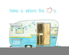 Free Camper Trailer Clipart Image