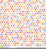 Colored Dots Clipart Image