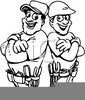Free Concrete Worker Clipart Image