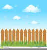 Free Clipart Of White Picket Fence Image