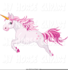 Pink Unicorn Clipart Image