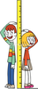 Measuring Height Clipart Image