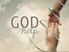 In Gods Hands Clipart Image