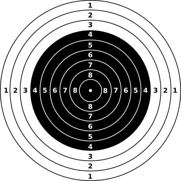 gun target clipart - photo #4